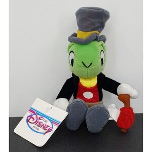 The Disney Store Jiminy Cricket 9" Plush Mini Bean Bag Pinocchio NWT